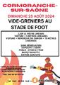 Photo vide greniers des pompiers de Cormoranche-Bey-Grièges à Cormoranche-sur-Saône