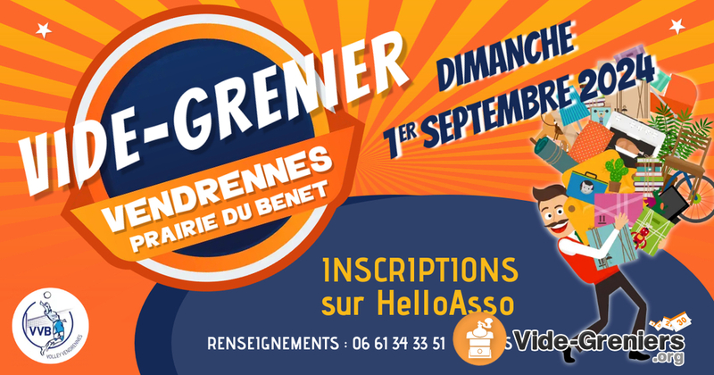 VIDE-GRENIERS de Vendrennes organisé par le VVB