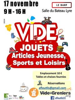 Photo de l'événement Vide Jouets et articles jeunes, articles sport et loisirs