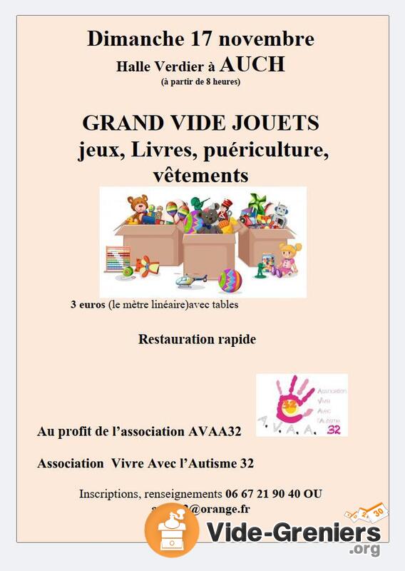 Vide Jouets-Jeux- Puériculture-vêtements