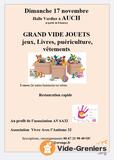 Vide Jouets-Jeux- Puériculture-vêtements