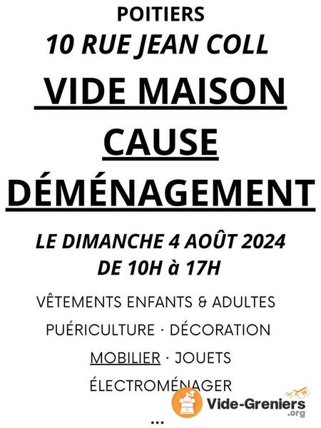 Vide maison cause déménagement