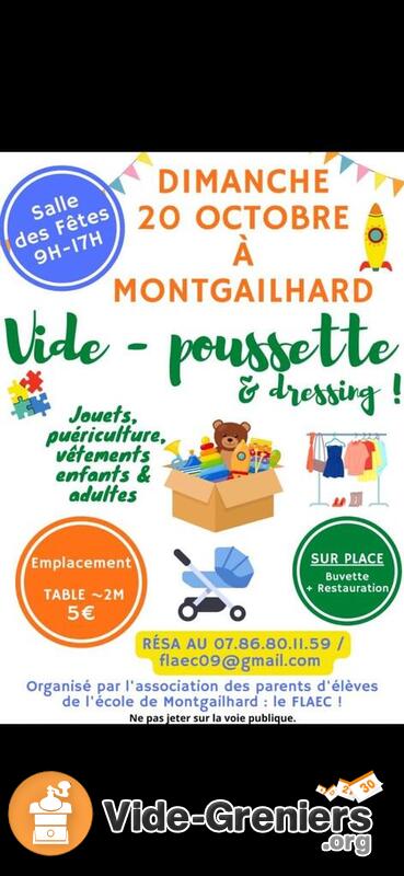 Vide poussette et dressing