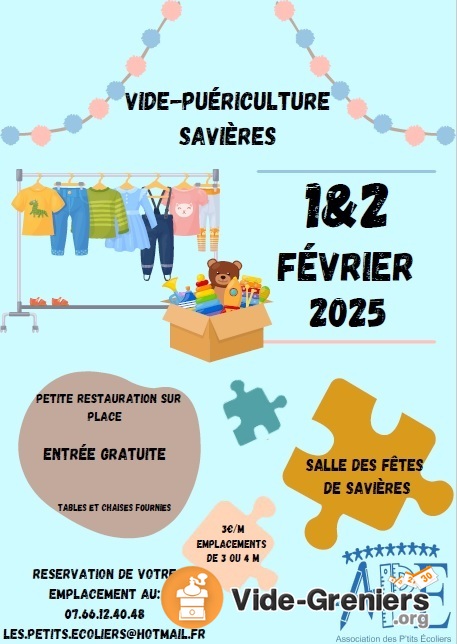 Vide-puériculture par l'Association Les P'tits Ecoliers