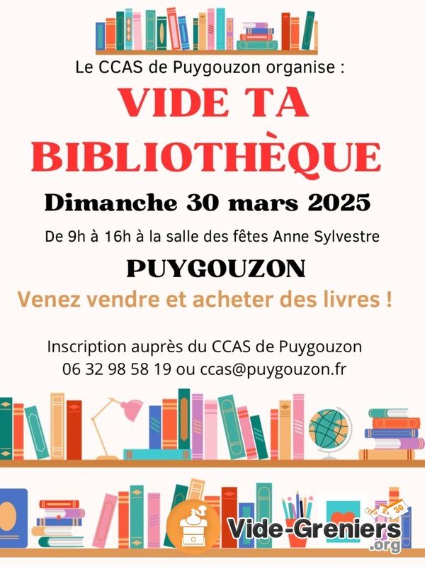 Vide ta bibliothèque