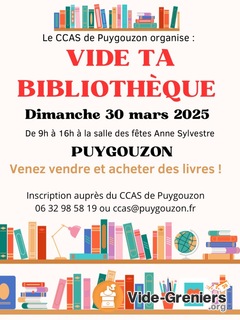 Photo de l'événement Vide ta bibliothèque