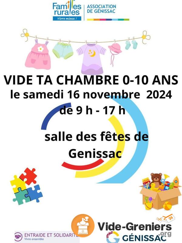 Vide ta Chambre 0-10 ans