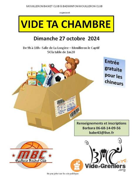 Vide ta chambre