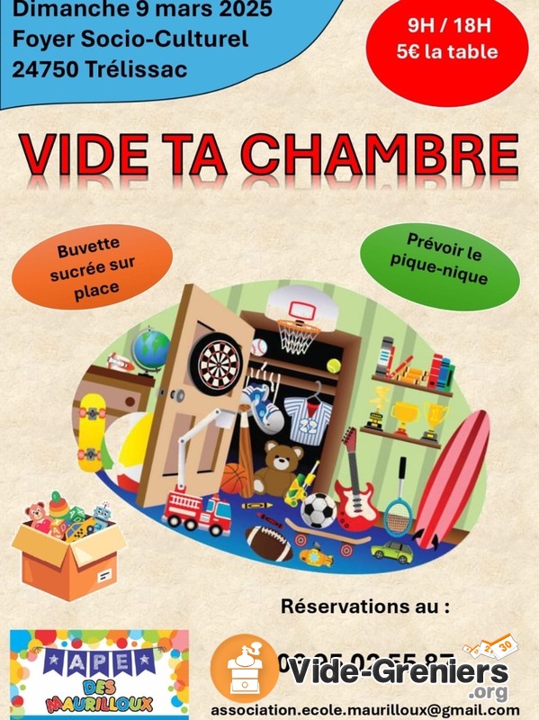 Vide ta chambre