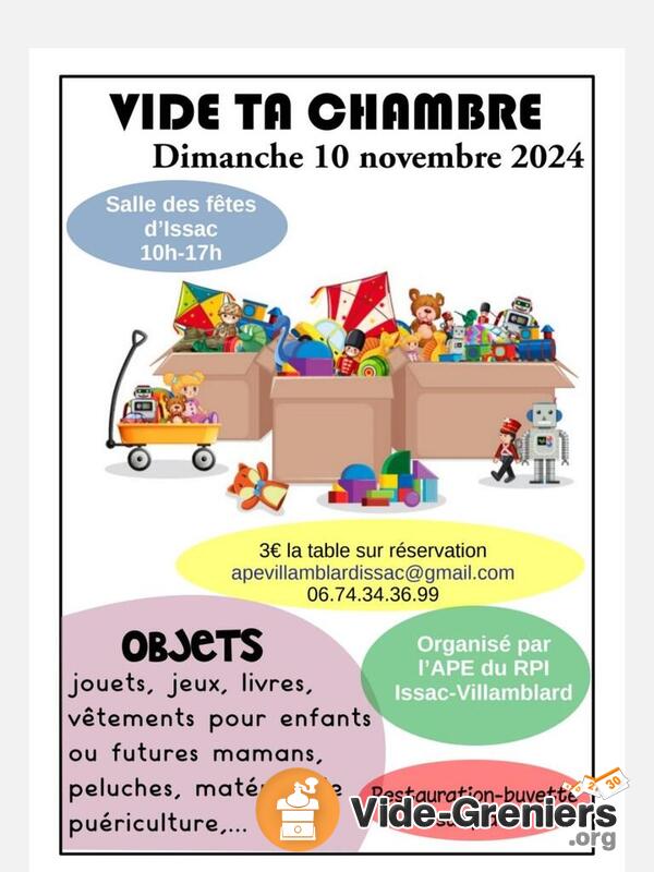 Vide ta chambre (ape villamblard : )