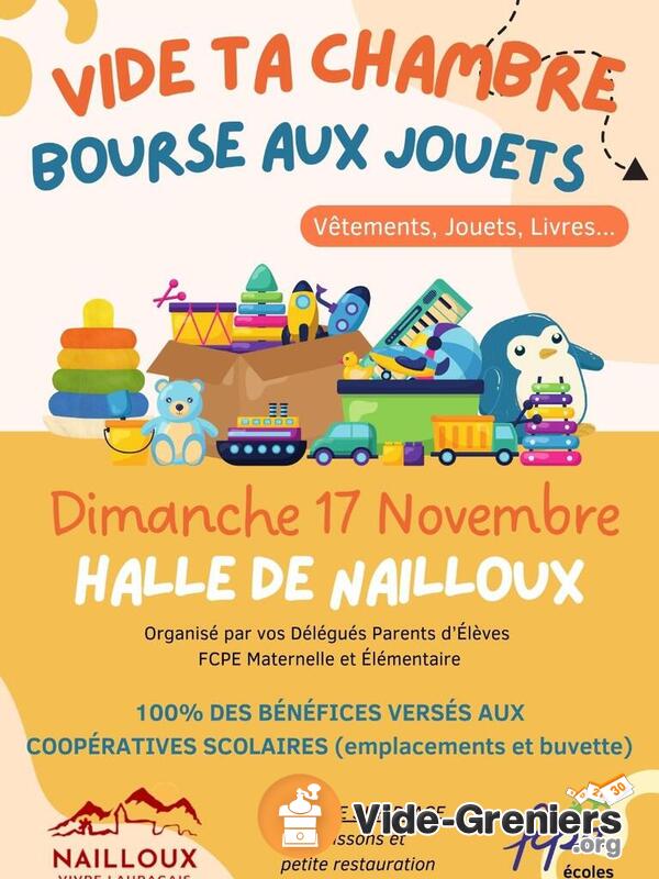 Vide ta chambre - Bourse aux jouets