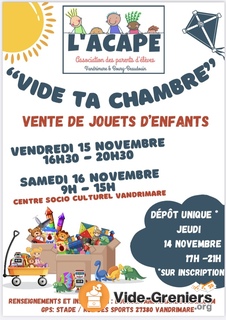 Photo de l'événement Vide ta chambre - Bourse aux jouets