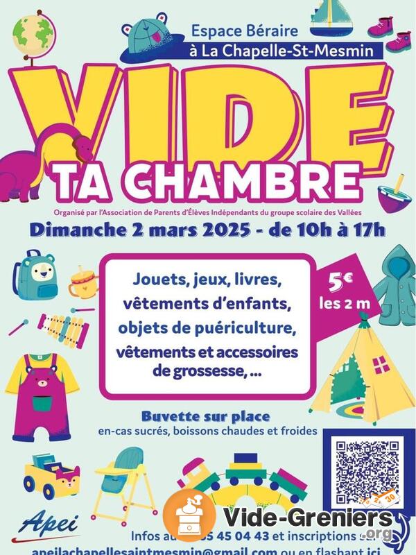 Vide Ta Chambre (vêtements, jouets, jeux, puériculture)