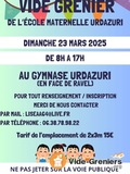 Vider grenier Maternelle Urdazuri