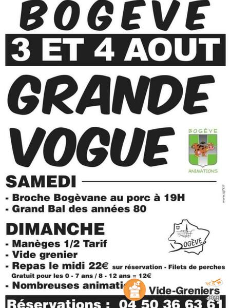 Vogue et vide grenier